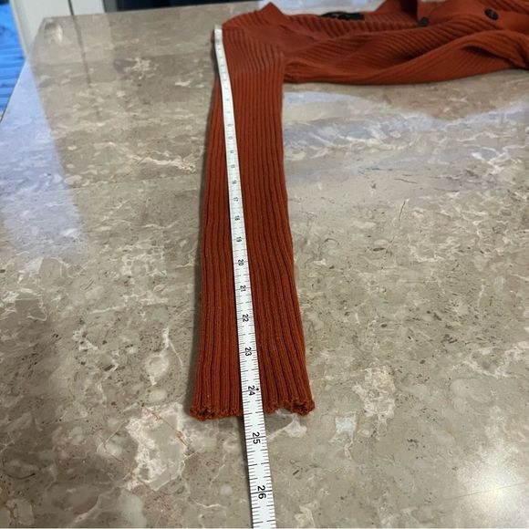 Rust Long Sleeve Dress - Picture 6 of 7